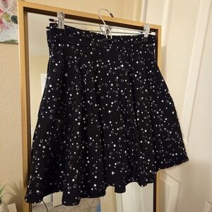 EUC Collectif Mini Skater Skirt With Removeable Straps Size M UK 12